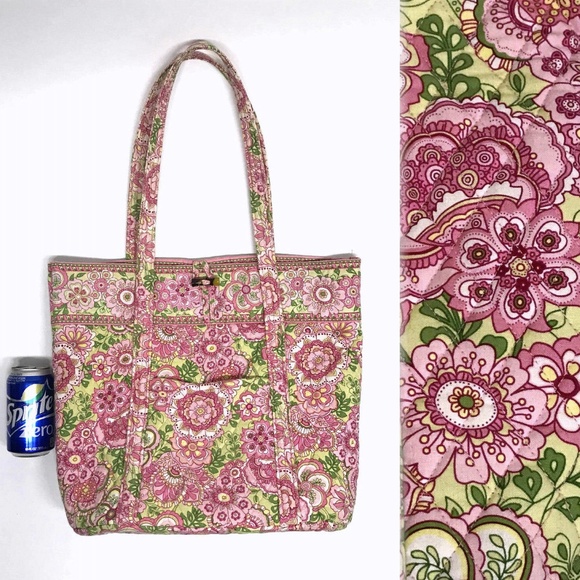 Vera Bradley Handbags - VERA BRADLEY Petal Pink Tote Bag LARGE XL CuTE!